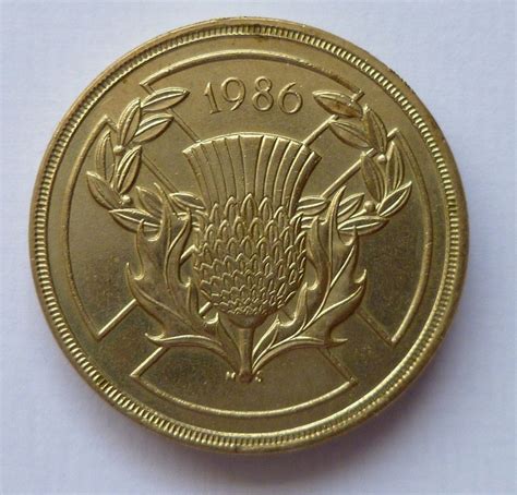 Commonwealth Games Two Pound Coins 1986 - Etsy