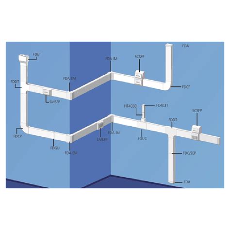 CANALETA UNICANAL 100X50MM HELLERMANNTYTON