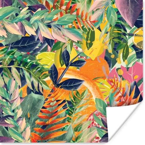 Poster Bloemen Jungle Tropisch X Cm Bol