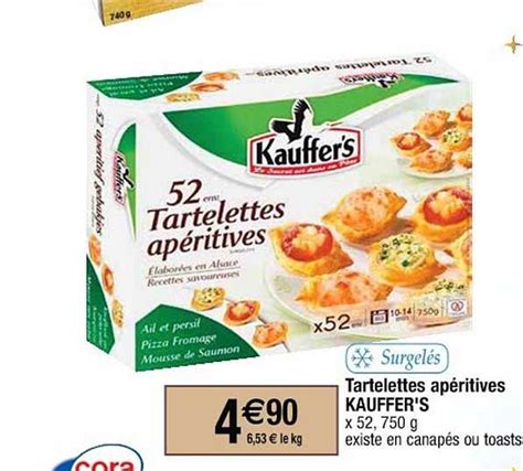 Promo Tartelettes Apéritives Kauffer s chez Cora iCatalogue fr