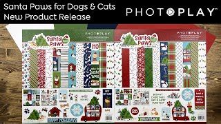 Photoplay Santa Paws Collection Christmas X Cardstock