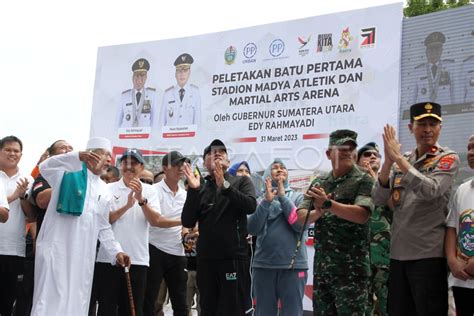 Peletakan Batu Pertama Stadion Madya Atletik Martial Arts Arena