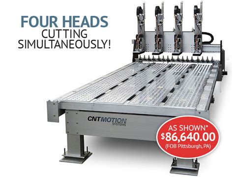 Headed Cnc Router Cnt Motion Systems