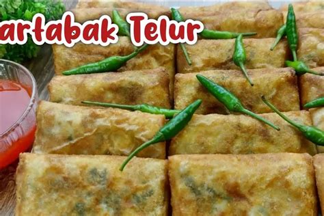 Ini Resep Dan Cara Membuat Martabak Telur Mini Kulit Lumpia Yang Enak