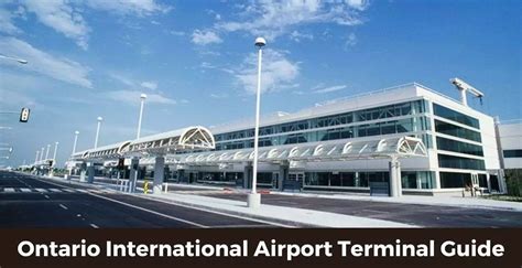 Ontario International Airport Terminal Map Parking Guide