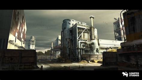 ArtStation - Industrial Abandoned Factory/ Concept Arts | Abandoned ...