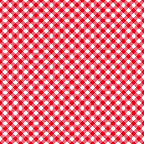 Gingham Fabric Red And White White Fabric Texture