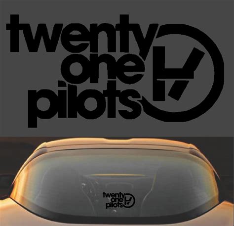 Twenty One Pilots Band Decal Sticker Window Sticker Car Sticker