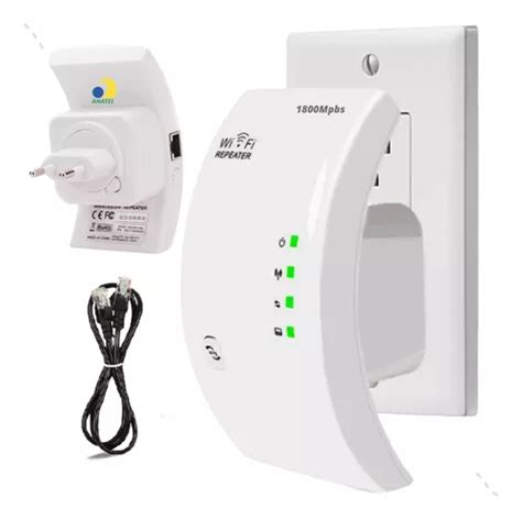 Repetidor Amplificador Extensor De Sinal Wifi Internet Ultra Mercadolivre