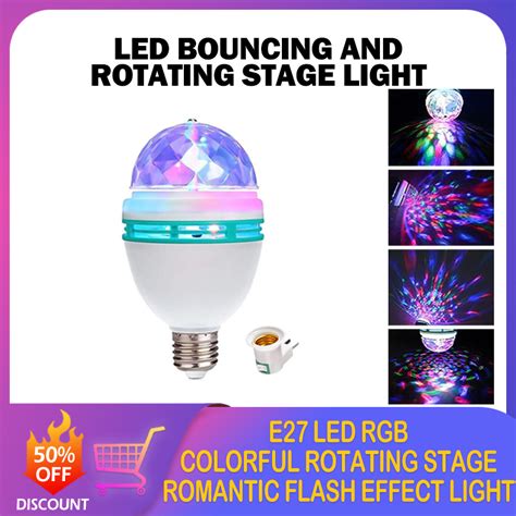 Led Disco Light Party Lights Lampu Led Disco Rgb Putar Lampu Led Disco