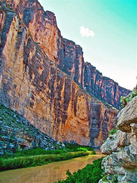 Santa Elena Canyon In Big Bend National Park Texas Photograph By Ruth