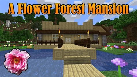 Minecraft Flower Forest Background Adds beautiful flowers to minecraft