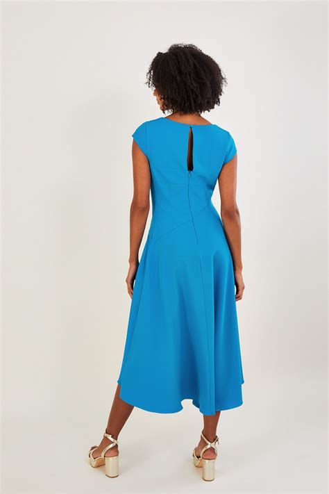 Buy Monsoon Blue Sarah Structured Midi Dress From Next Ireland