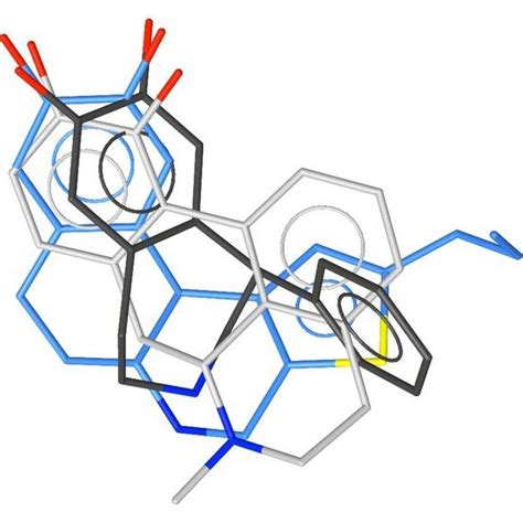 The Superposition Of Apomorphine The Equatorial Conformation Of