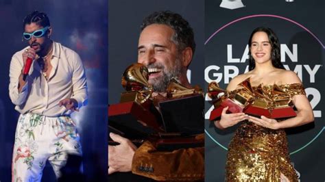 Bad Bunny Jorge Drexler Y Rosalía Arrasan En Los Latin Grammy