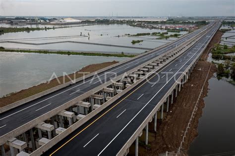 Target Pengoperasian Jalan Tol Semarang Demak Seksi Ii Antara Foto