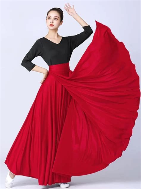 Dance Skirts Chiffon Long Skirts For Women Elegant Casual High