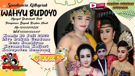 LIVE STREAMING KETOPRAK WAHYU BUDOYO DAMAR WULAN NGRATU 13 JULI 2023