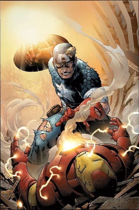 Captain America Vs Iron Man Captain America Art Marvel Superhero