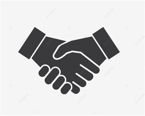 Business Agreement Vector Art PNG, Handshaking Logo Vector Icon Of ...