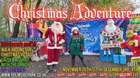 Holmside Park Christmas Adventure: Santas Grotto, Elf Village + All-Day ...