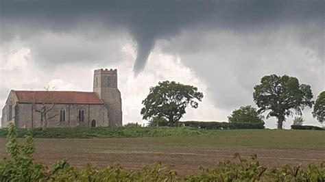 Funnel Cloud Images Captured In East Of England Bbc News