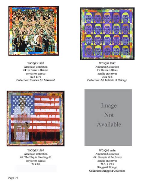 Faith Ringgold News Appearances Exhibitions © Permission And Projects Quilts