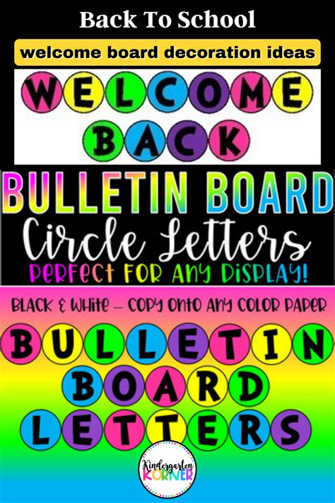 Use These BULLETIN BOARD HEADER LETTERS AND NUMBERS To Create The