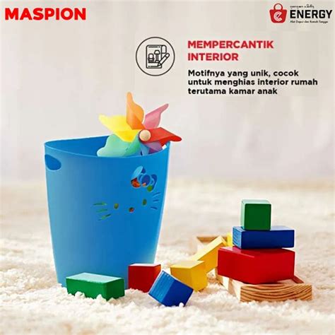 MASPION TEMPAT SAMPAH 15 LITER Energy Bali