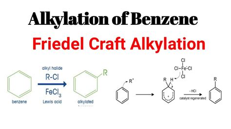 Alkylation Of Benzene Friedel Craft Reaction Friedel Craft