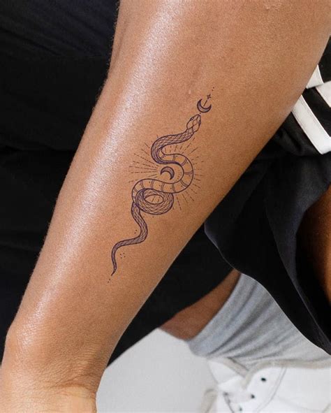 Solar Snake | Petite tattoos, Tattoos, Simplistic tattoos