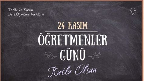 24 KASIM ÖĞRETMENLER GÜNÜ Selimşahlar Ertürk Ortaokulu