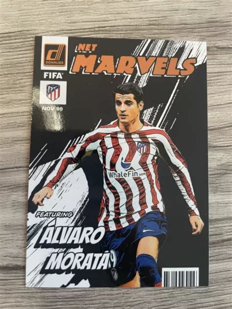 ÁLVARO MORATA RED Marvels Inserto 2022 23 Panini Donruss Fútbol 3 EUR