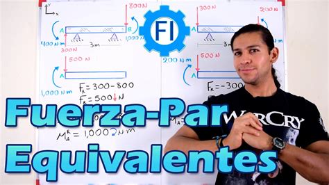 Sistema Equivalente Fuerza Par 3 Estática Salvador FI YouTube