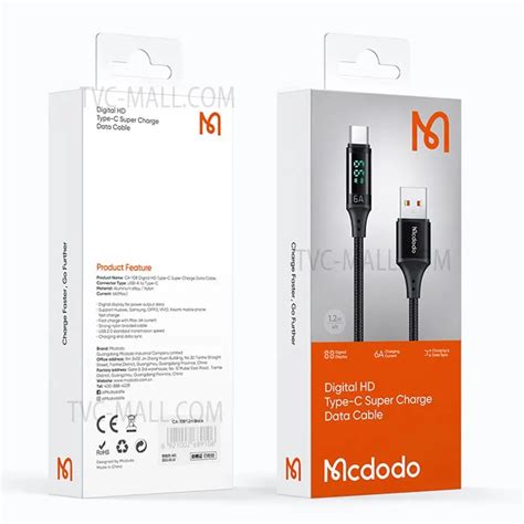 Wholesale Mcdodo Mdd Ca M Digital Display A Type C Charge Data