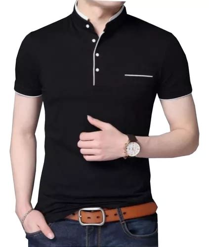 Camisa Polo Ziiip Masculina Slim Po004 Pt Parcelamento Sem Juros