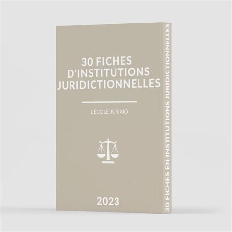 Fiches De Droit L Cole Jurixio