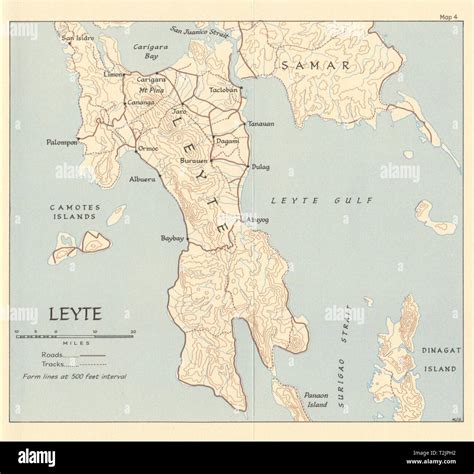 The Battle Of Leyte Gulf Philippines Map