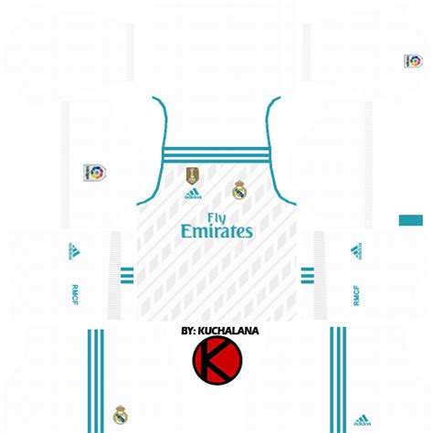 Real Madrid Kits 2017 2018 Dream League Soccer Kuchalana