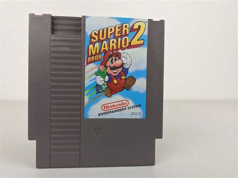 Super Mario Bros 2 Authentic Nintendo Nes Game Etsy