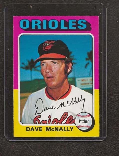 1975 OPC O PEE CHEE Baseball 26 Dave McNally Orioles De Baltimore