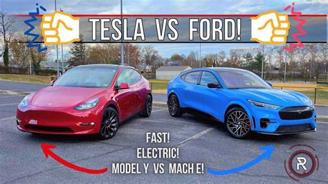 Tesla Model Y Performance Vs Ford Mustang Mach E GT Performance