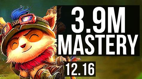 Teemo Vs Panth Top 3 9m Mastery 1200 Games 6 Solo Kills Euw