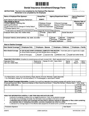 Free Printable Dental Insurance Verification Form PdfFiller