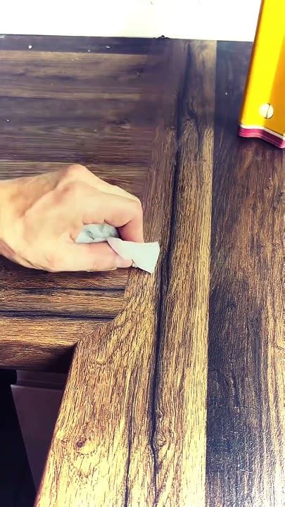 Kitchen Worktop Miter Joint Youtube