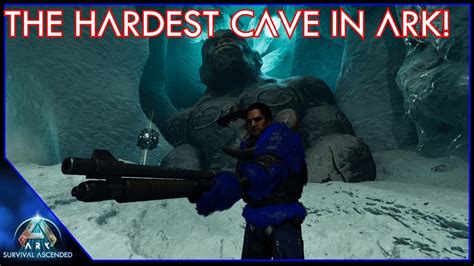 Can I Survive The Hard Snow Cave Ark Survival Ascended Ep45 Youtube