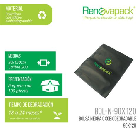 Bolsa Ecologica Biodegradable RUTREN Soluciones Sustentables