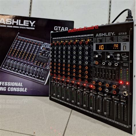 Jual Mixer Audio Profesional Ashley GTA8 GTA 8 10 Channel Original