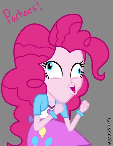 Safe Artist Greyscaleart Character Pinkie Pie Species