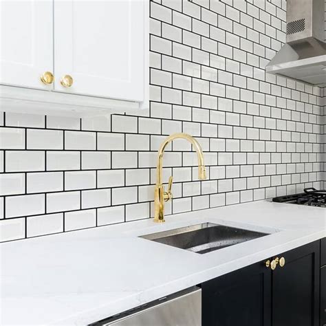 Kitchen Backsplash White Brick Things In The Kitchen